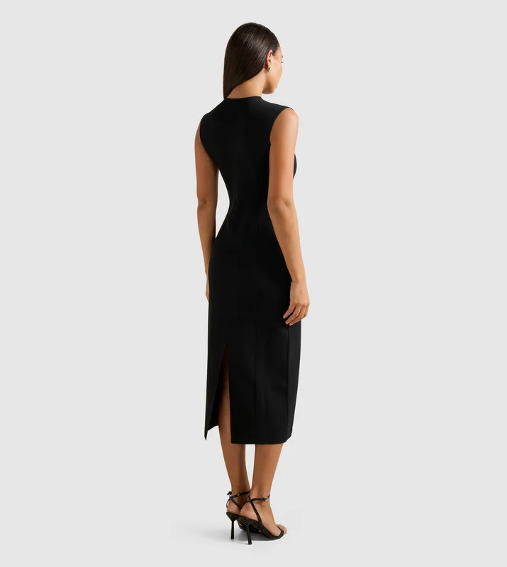 forever new KATERINA Crepe Knit Midi Dress